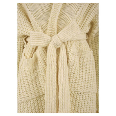 Hinnominate Weiße Marabu Damen Strickjacke