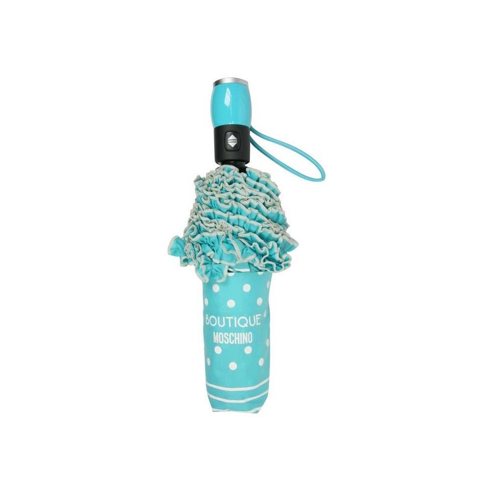Boutique Moschino Blau Polyester Frauen Regenschirm