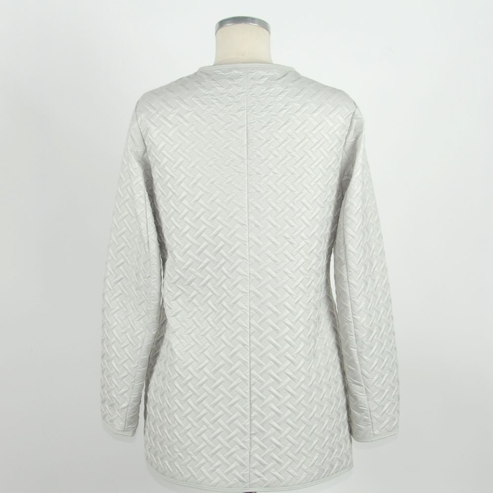 Emilio Romanelli Weiße Polyester Damen Jacke