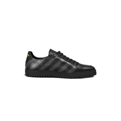 Off-White Schwarzes Kalbsleder Damen Sneaker