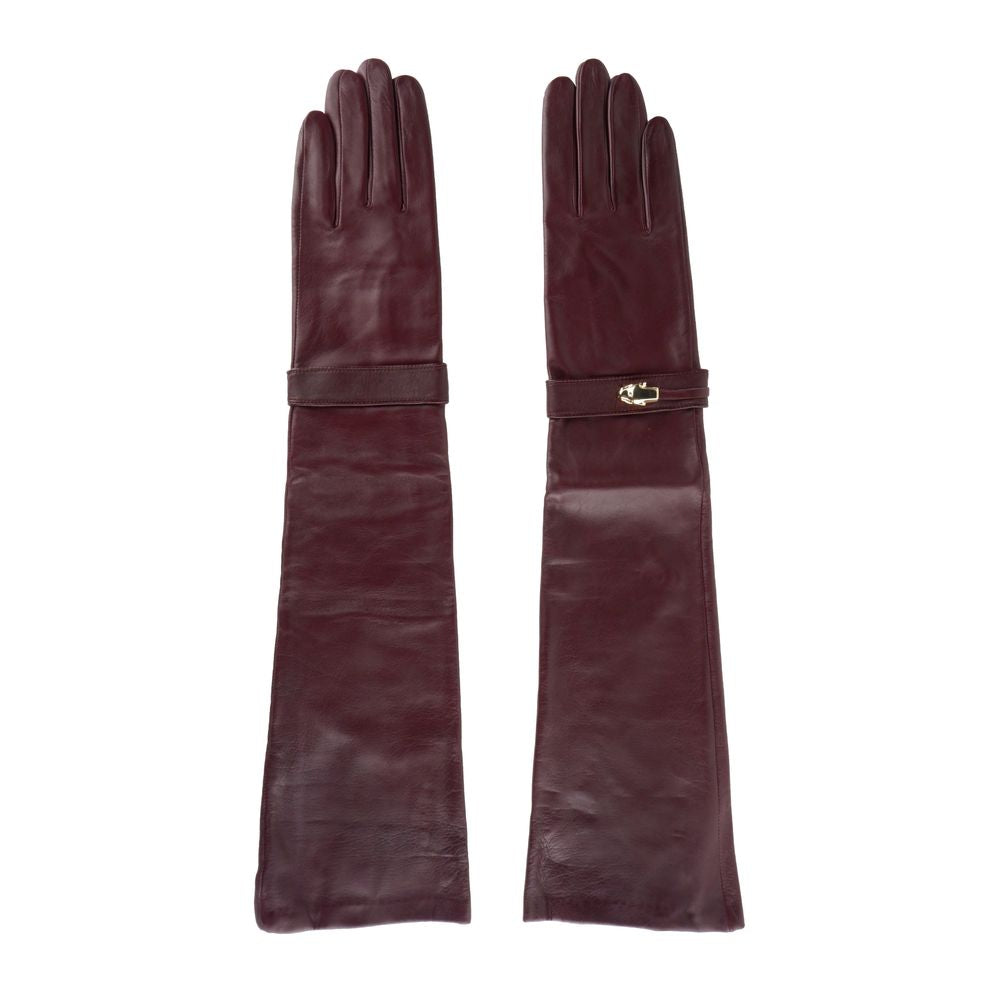 Cavalli Class Roter Lammfell Damenhandschuh