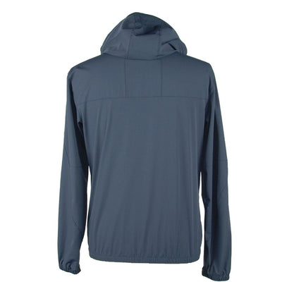 Emilio Romanelli Blaue Synthetik-Jacke für Männer