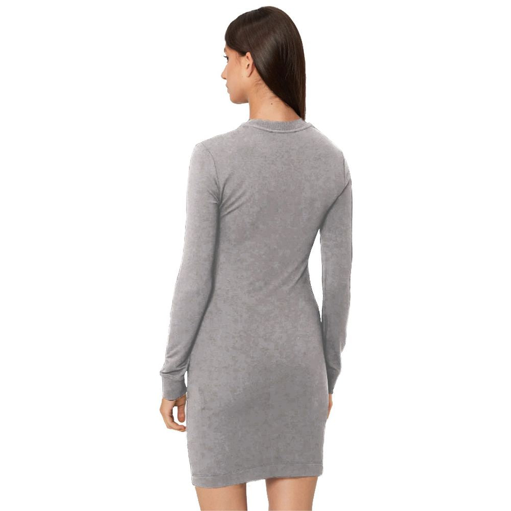 Love Moschino Braunes Baumwollkleid für Frauen