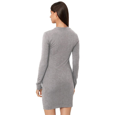 Love Moschino Braunes Baumwollkleid für Frauen