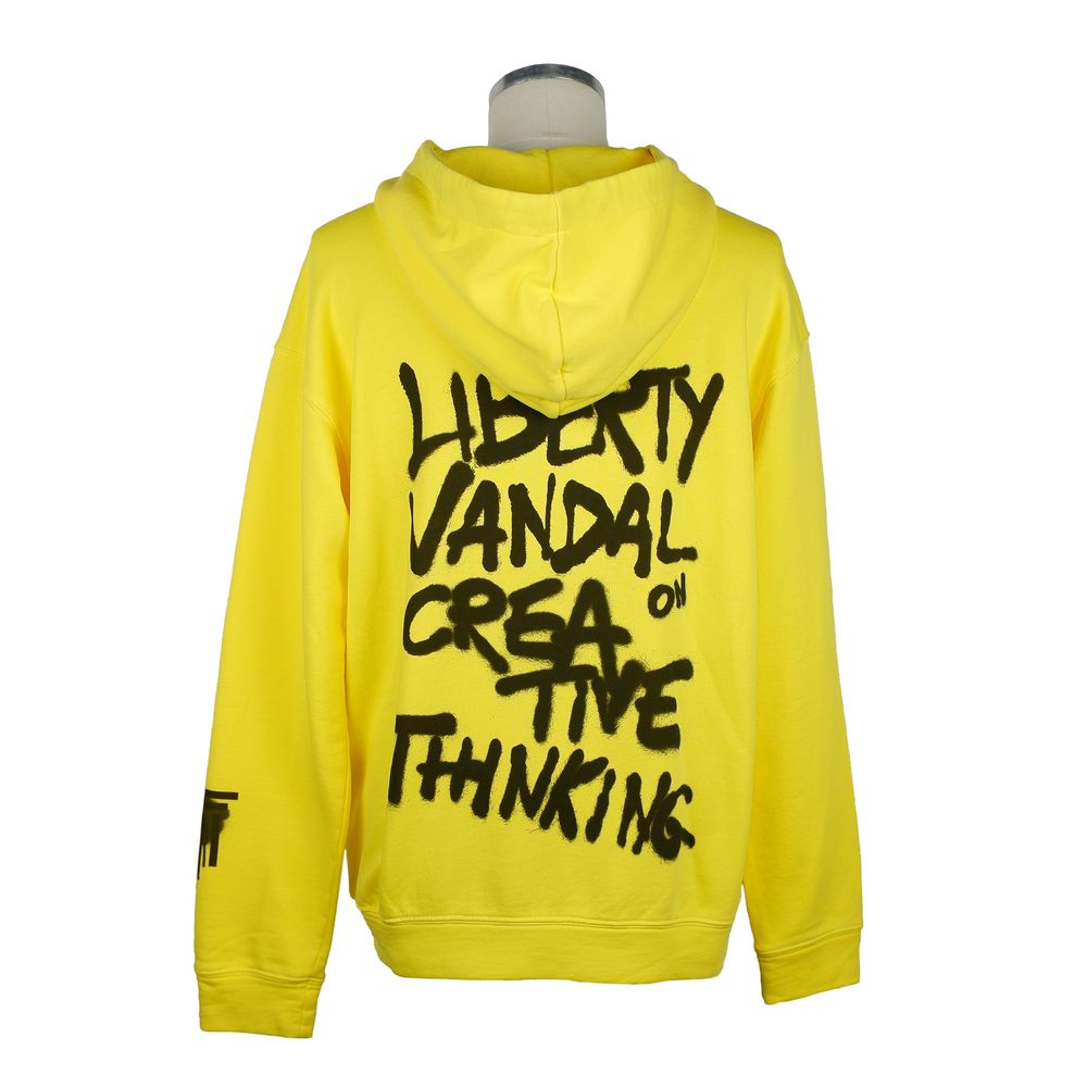 Diego Venturino Gelbes Baumwoll-Sweatshirt für Männer
