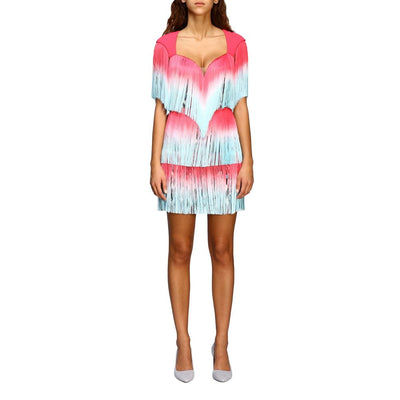Elisabetta Franchi Rosa Polyester Damen Kleid