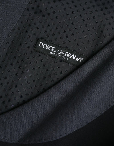 Dolce & Gabbana Schwarze Wollweste Kleid Formelle Weste