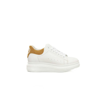 Cerruti 1881 Weißes Leder Damen Sneaker