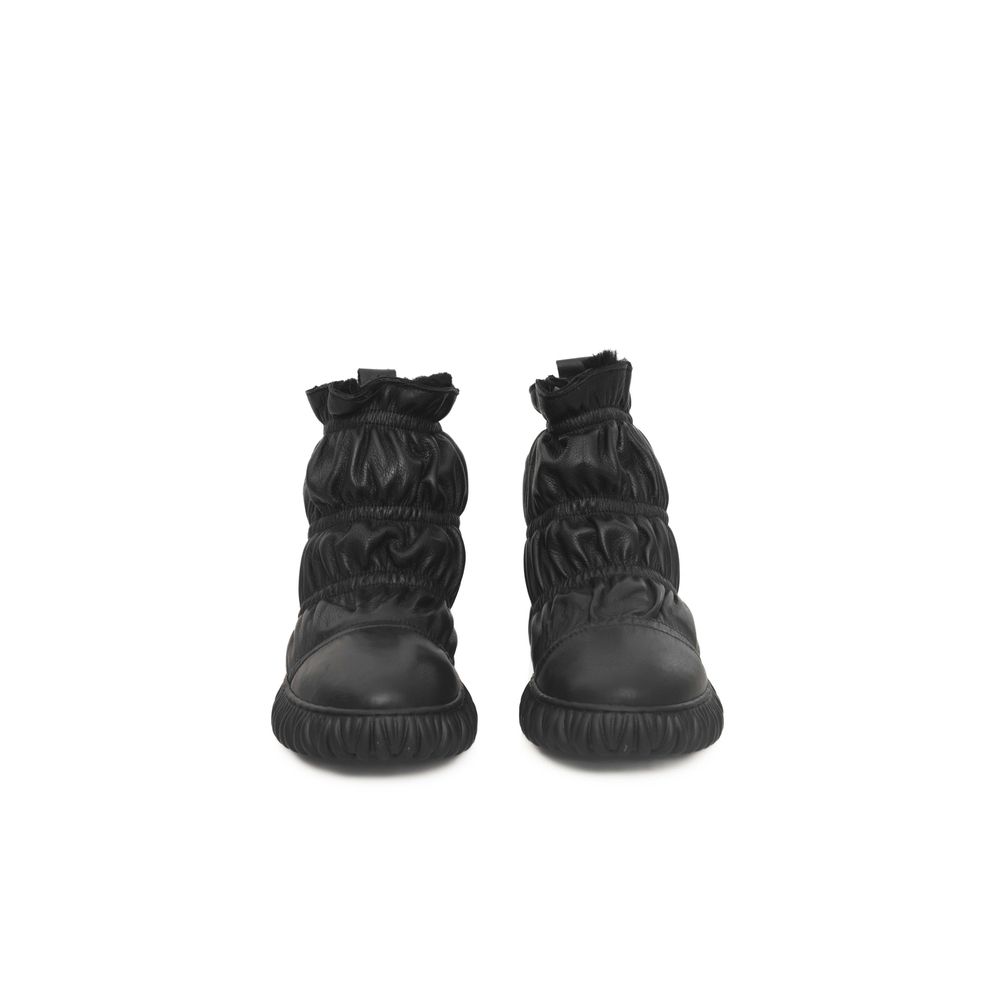 Cerruti 1881 Schwarzes Leder Damen Stiefel