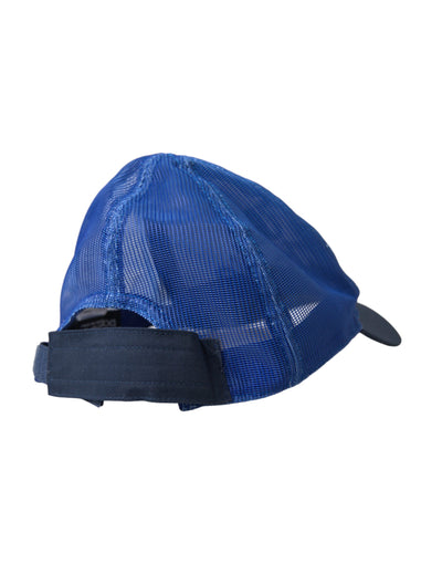 Dolce & Gabbana Blau Weiß Schwarz Italia Mesh Baseballmütze