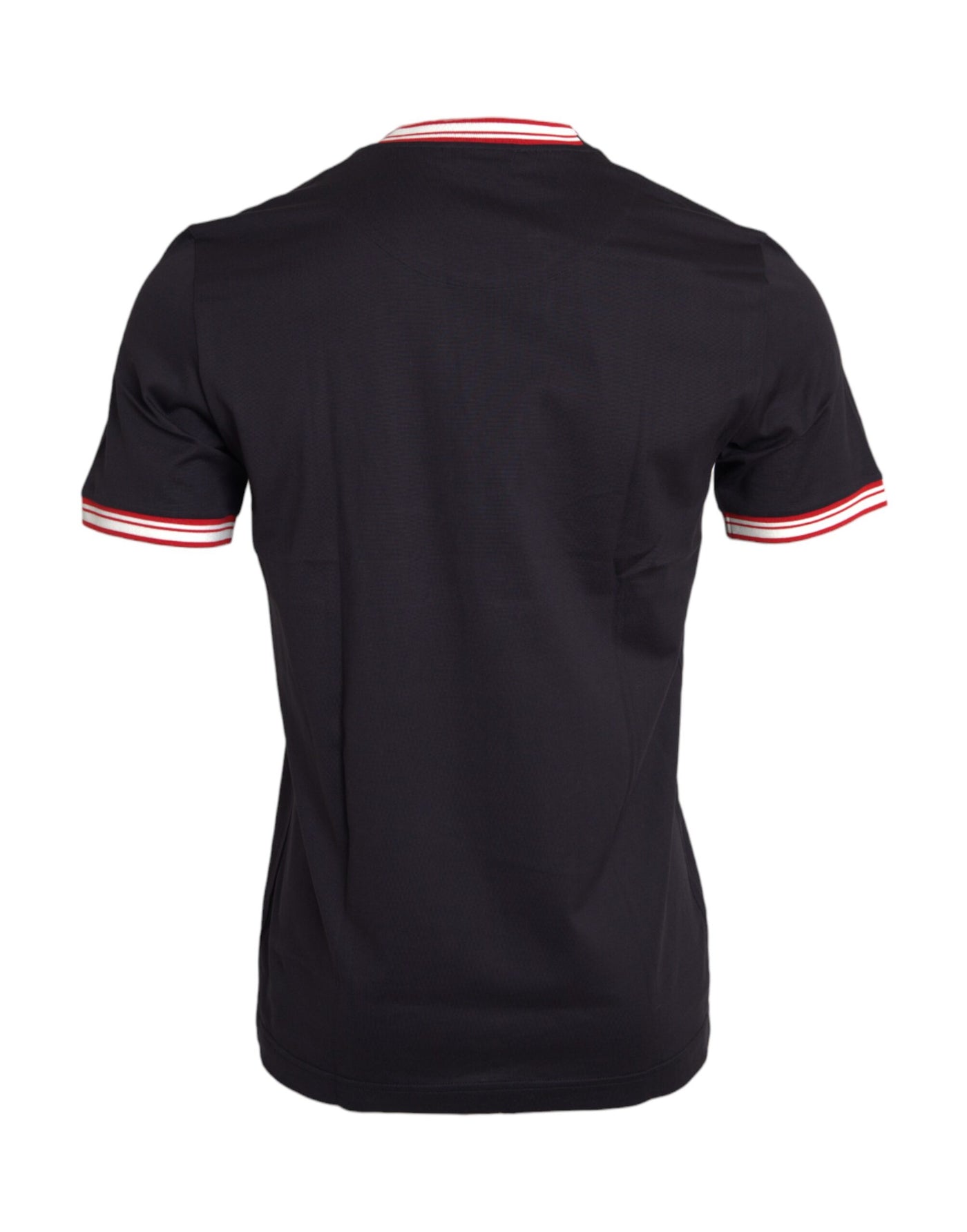 Dolce & Gabbana Schwarzes Baumwoll-T-Shirt 2019 Jahr des Schweins