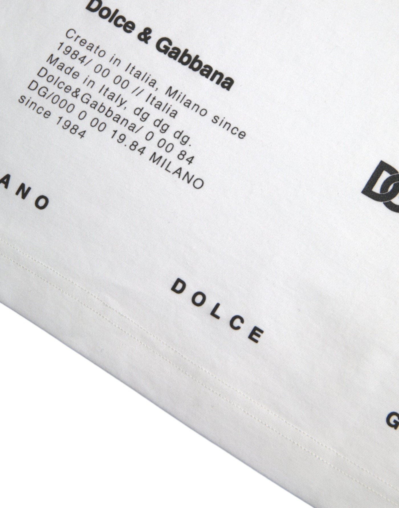 Dolce & Gabbana Weißes T-Shirt mit roten Lippen aus Baumwolle für Männer