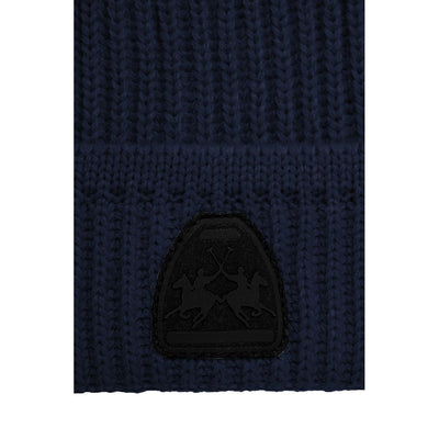 La Martina Blau Acryl Männer Beanie