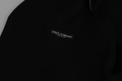 Dolce & Gabbana Schwarze Stretchweste Formelles Kleid Wollweste