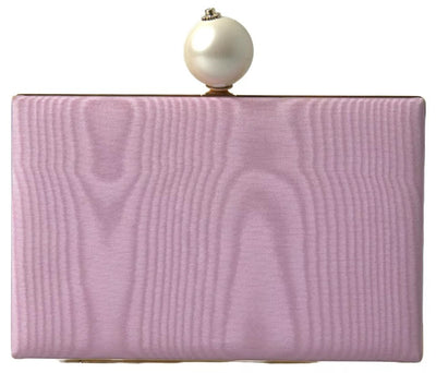 Dolce & Gabbana Rosa Seide Gold Rahmen Kupplung Abend Party Handtasche
