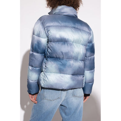 Love Moschino Hellblaue Polyester Damen Jacke