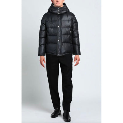 Aquascutum Schwarze Polyester Herren Jacke