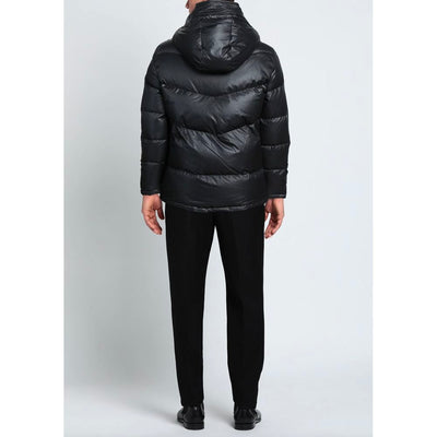 Aquascutum Schwarze Polyester Herren Jacke