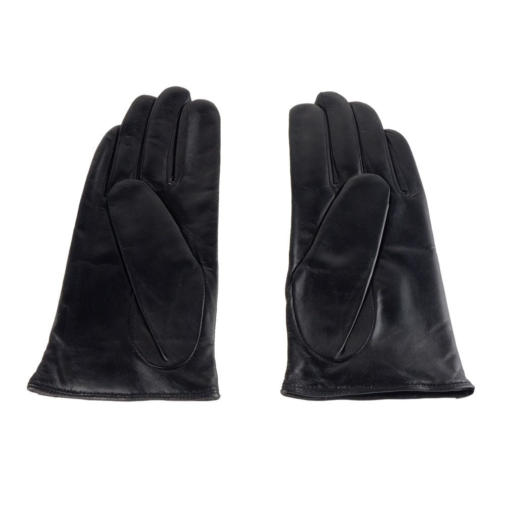Cavalli Class Blauer Lammfell Damenhandschuh