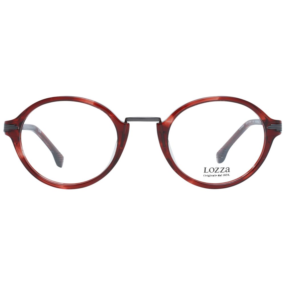 Lozza Burgunderfarbene optische Unisex-Rahmen