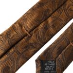 Dolce & Gabbana Braun Floral 100% Seide Verstellbare Herrenkrawatte