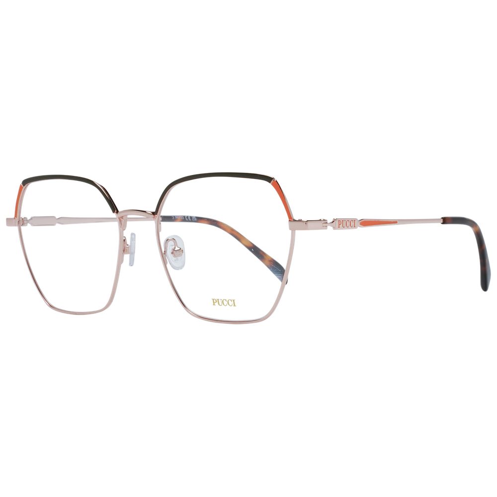 Emilio Pucci Rose Gold Frauen Optische Brillenfassungen