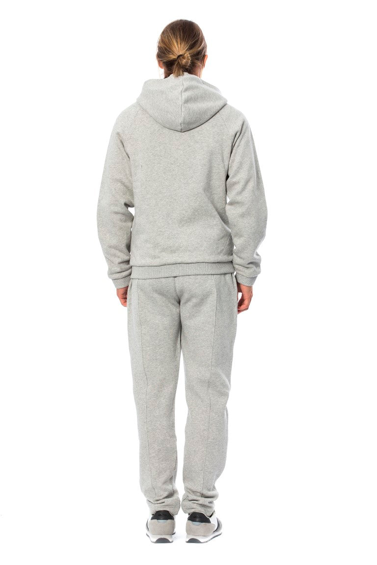 Billionaire Italian Couture Grauer Baumwoll-Kapuzenpullover