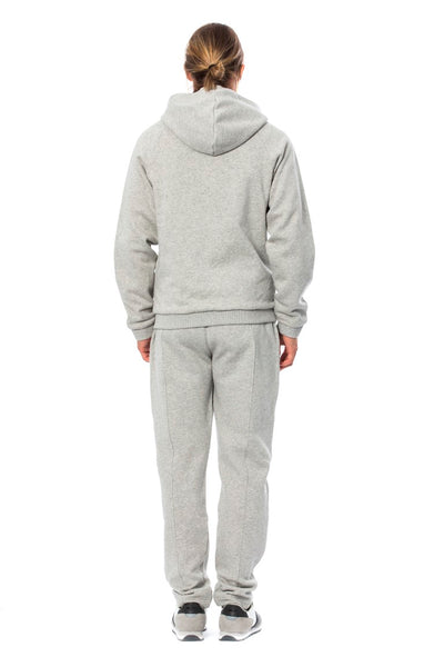 Billionaire Italian Couture Grauer Baumwoll-Kapuzenpullover