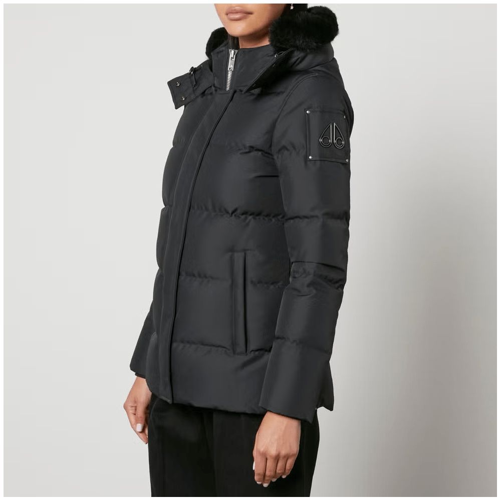 Moose Knuckles Schwarze Polyester Jacke & Mantel