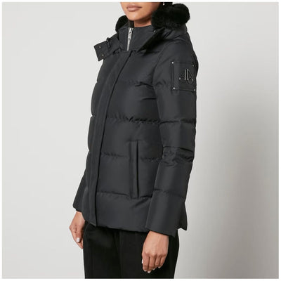 Moose Knuckles Schwarze Polyester Jacke & Mantel