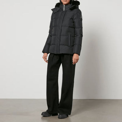 Moose Knuckles Schwarze Polyester Jacke & Mantel