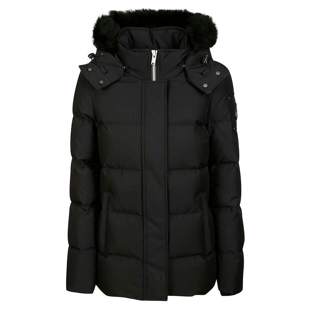 Moose Knuckles Schwarze Polyester Jacke & Mantel