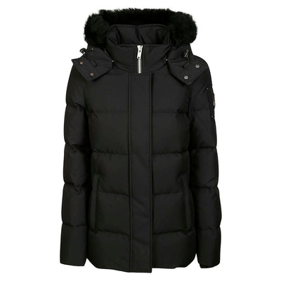 Moose Knuckles Schwarze Polyester Jacke & Mantel
