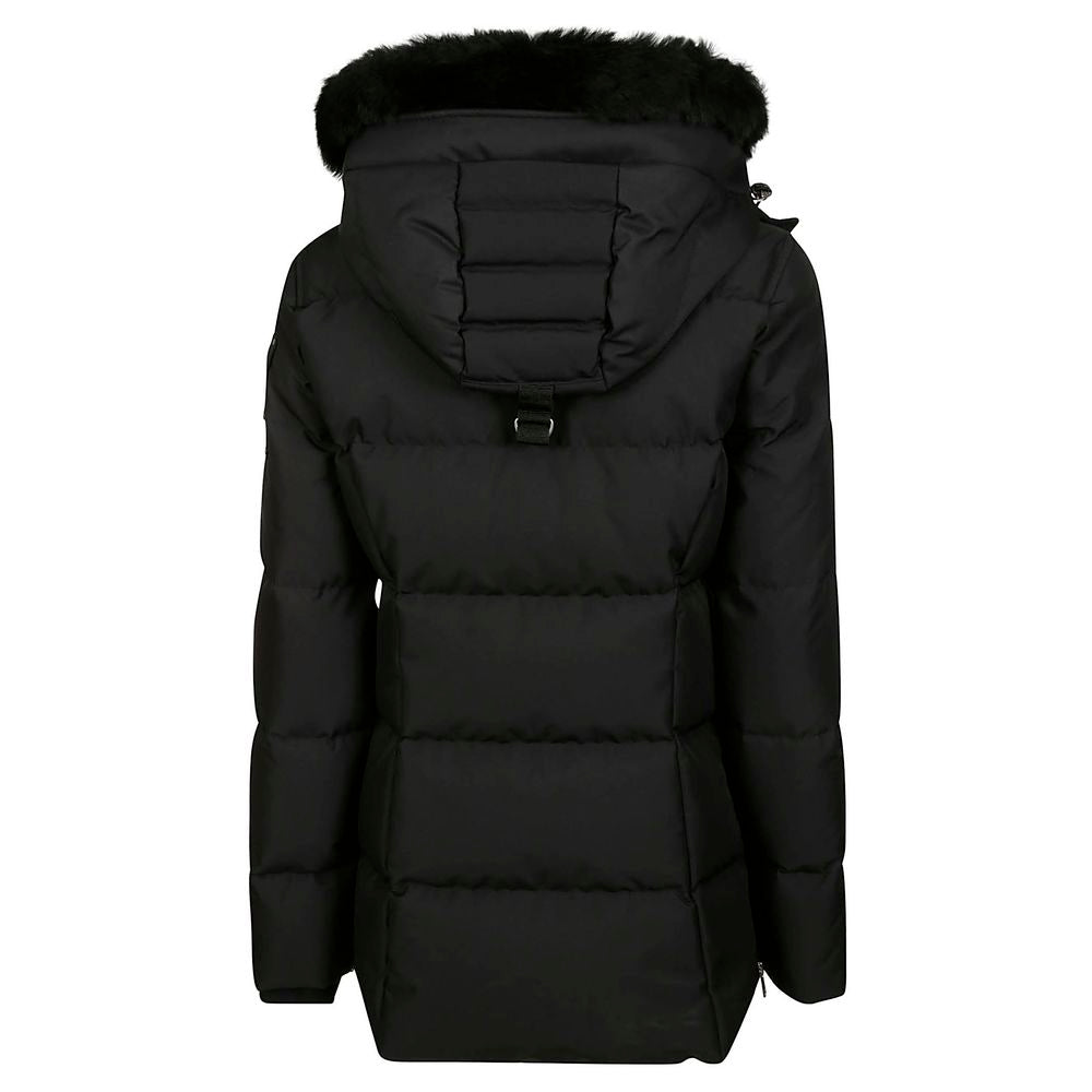 Moose Knuckles Schwarze Polyester Jacke & Mantel