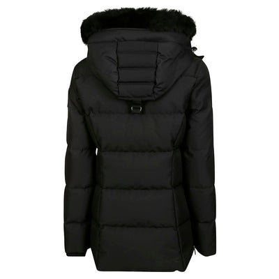 Moose Knuckles Schwarze Polyester Jacke & Mantel