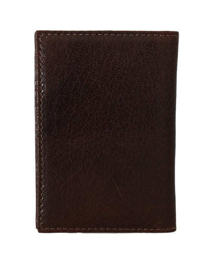 Billionaire Italian Couture Braunes Leder Bifold Wallet
