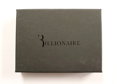 Billionaire Italian Couture Braunes Leder Bifold Wallet