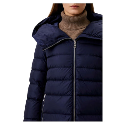 Add Blaue Nylon Frauen Jacke