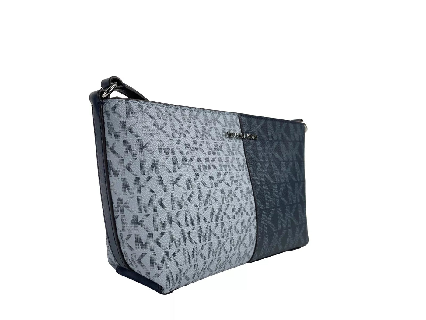 Michael Kors Jet Set Travel Kleine TZ Crossbody Tasche Geldbörse Blau