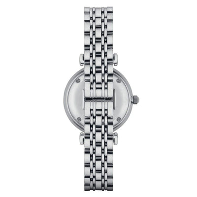 Armani Silberne Uhr aus Edelstahl