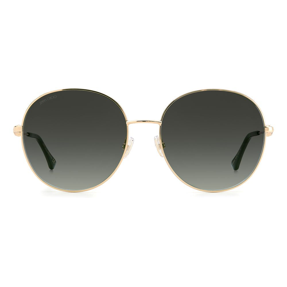 Jimmy Choo Grüne Edelstahl-Sonnenbrille
