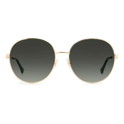Jimmy Choo Grüne Edelstahl-Sonnenbrille