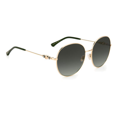 Jimmy Choo Grüne Edelstahl-Sonnenbrille