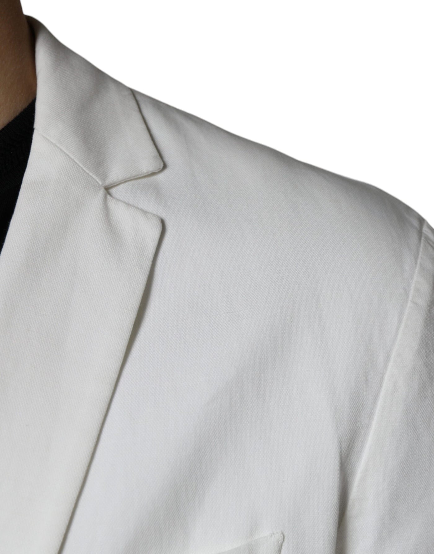 Dondup Weißer einreihiger formeller Blazer mit einem Knopf