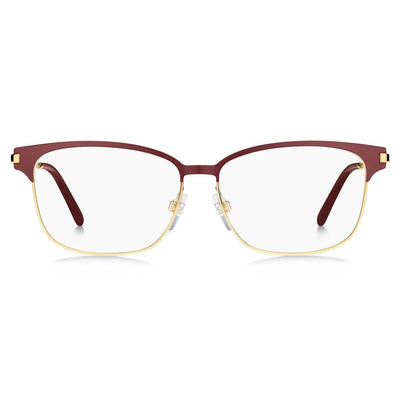 Marc Jacobs Burgunderfarbene Metallrahmen