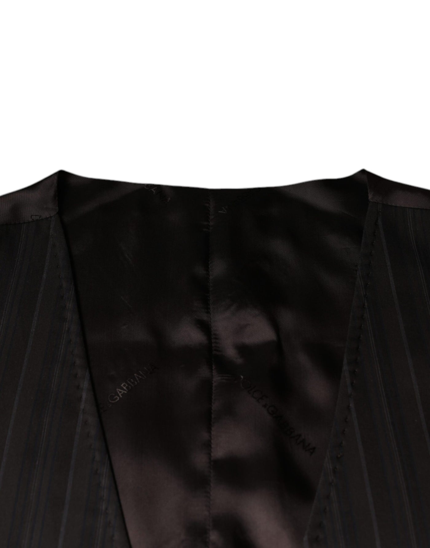 Dolce & Gabbana Schwarze Baumwollweste Kleid Formelle Weste