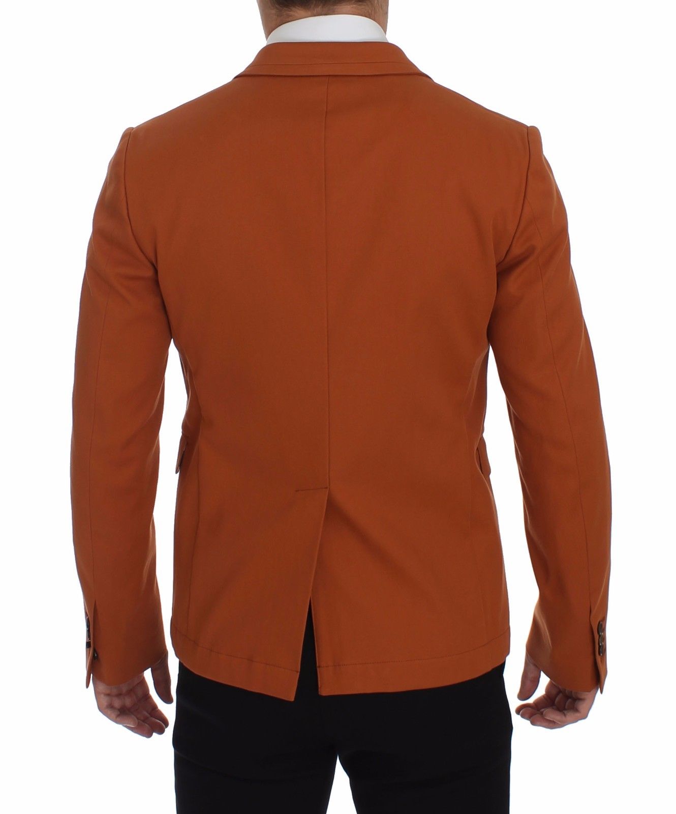 Dolce & Gabbana Orangefarbener Baumwoll-Stretch-Blazer