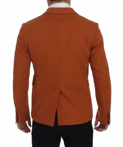 Dolce & Gabbana Orangefarbener Baumwoll-Stretch-Blazer