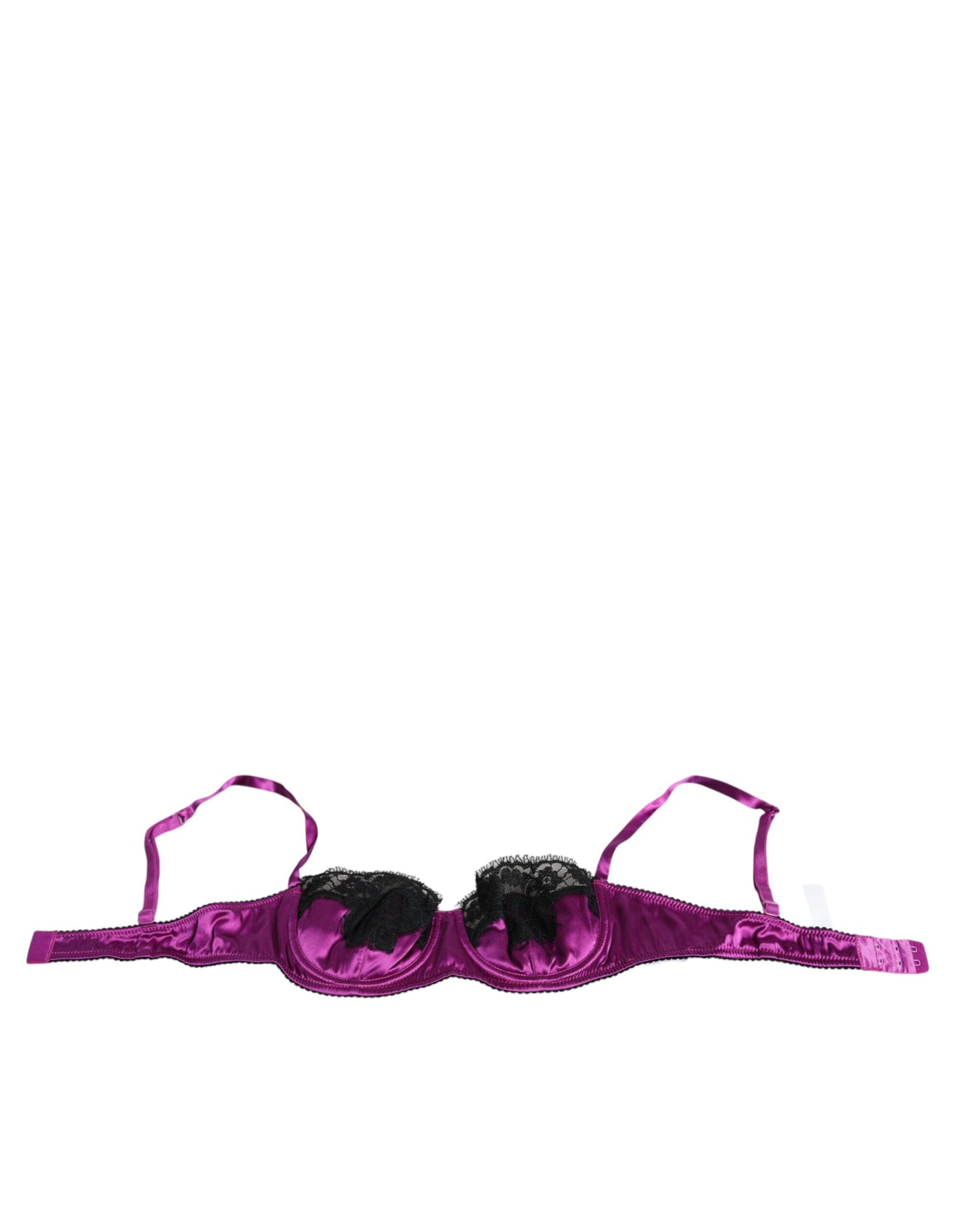 Dolce & Gabbana Lila Seide Bügel-Balconette-BH Unterwäsche