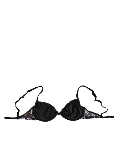Roberto Cavalli Weißer Leopard Push Up Reggiseno BH Unterwäsche